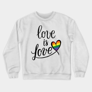 LGBT - Love is Love Crewneck Sweatshirt